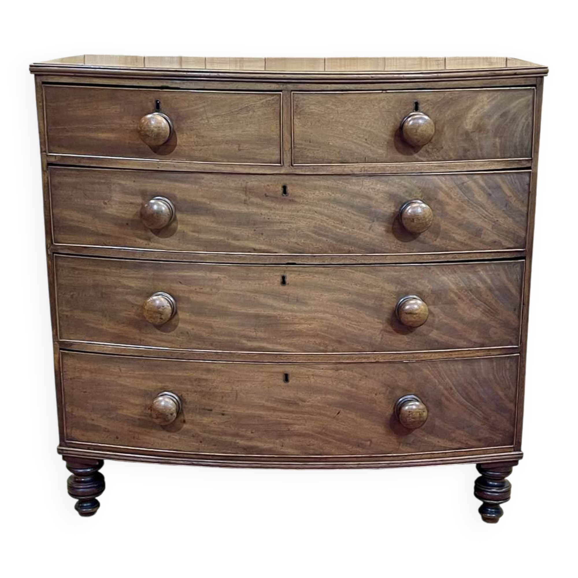 19th century Victorian mahogany chest of drawers