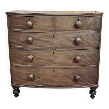 19th century Victorian mahogany chest of drawers
