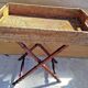 Vintage Rattan Butler's Tray on Stand