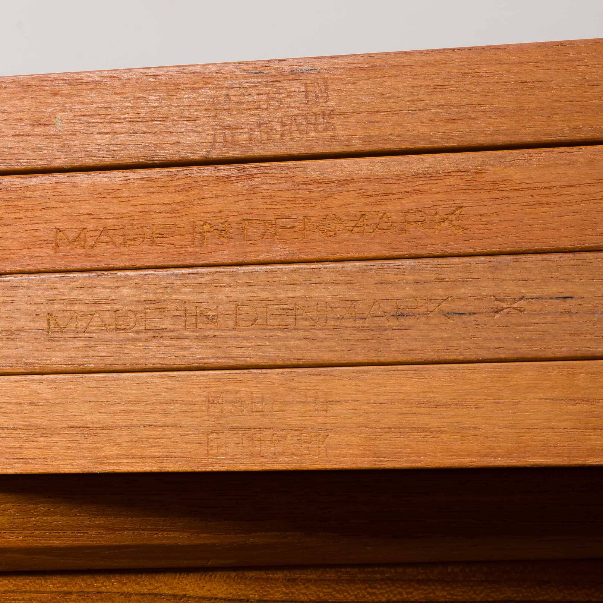 Teak wall unit by Poul Cadovius for Cado, Denmark, 1960