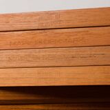 Teak wall unit by Poul Cadovius for Cado, Denmark, 1960