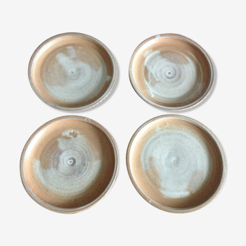 Set of 4 plates in sandis