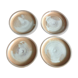 Set of 4 plates in sandis