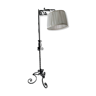 Wrought iron floor lamp