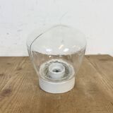 Vintage White Porcelain Wall Light, 1970s