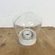 Vintage White Porcelain Wall Light, 1970s