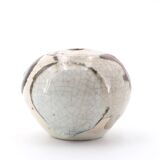 Signed ceramic vase with abstract decoration, 1970s