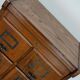 German oak drawer bank filing cabinet circa 1950
