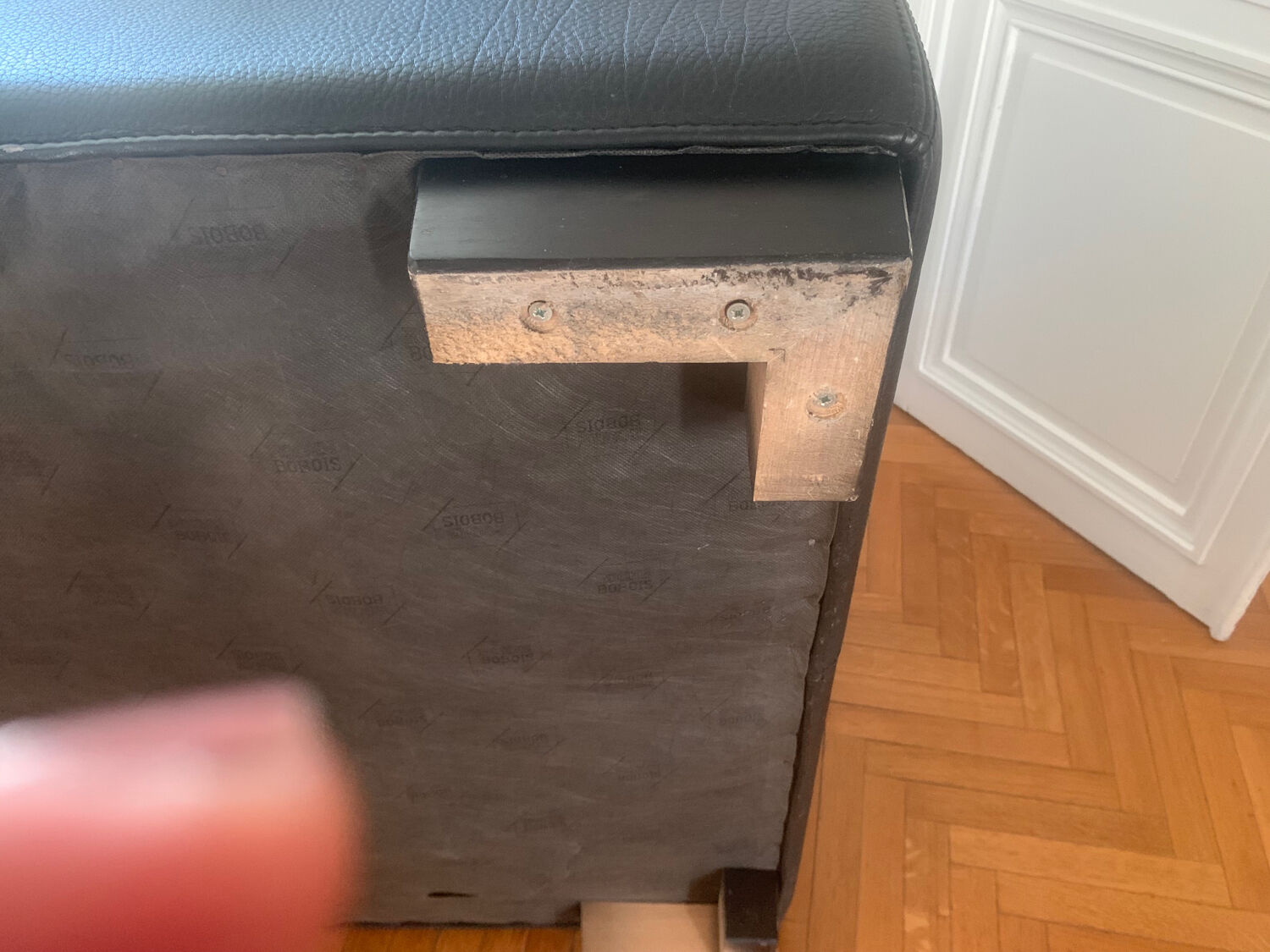 Roche Bobois leather armchair