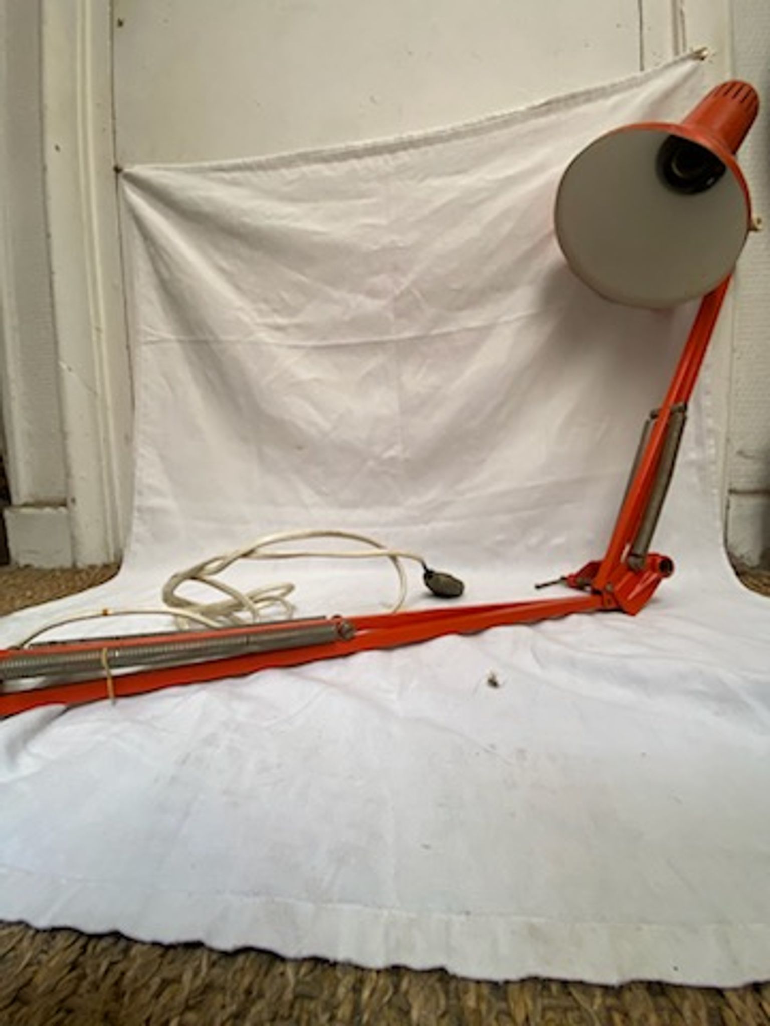 Lampe d'architecte orange, 1970