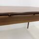 Table à manger extensible vintage en bois, années 60