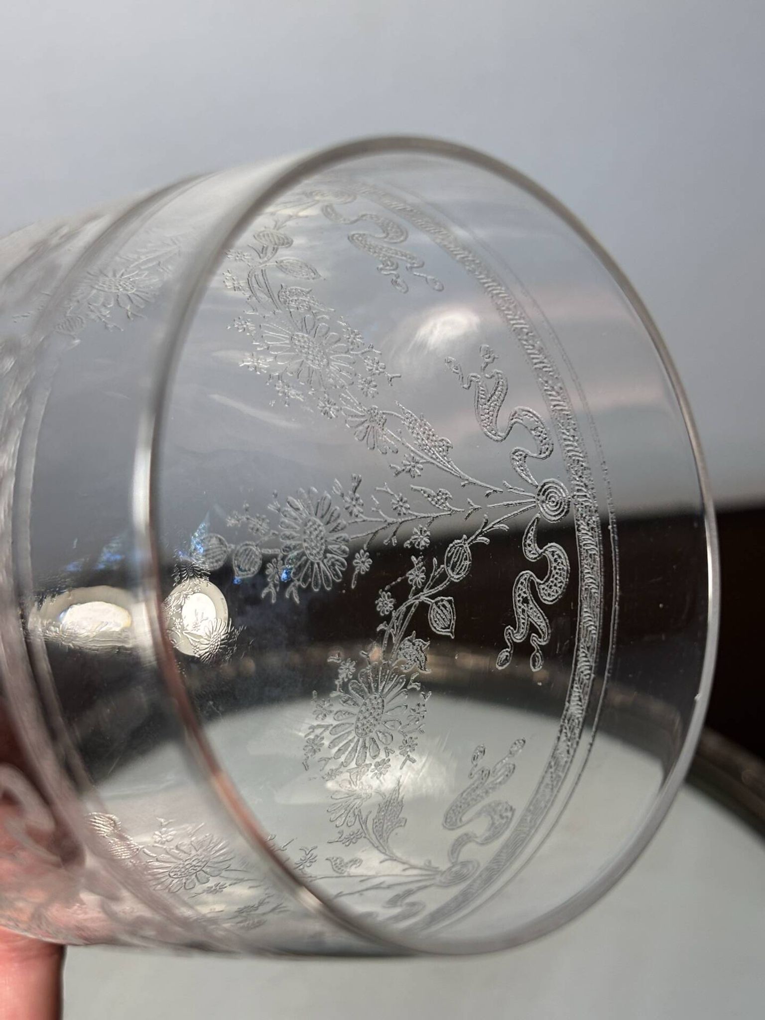 Verre à eau Meisenthal début du 20eme