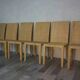 Set of 6 chairs model 1935 by Jean Michel Frank and Adolphe Chanaux for Ecart