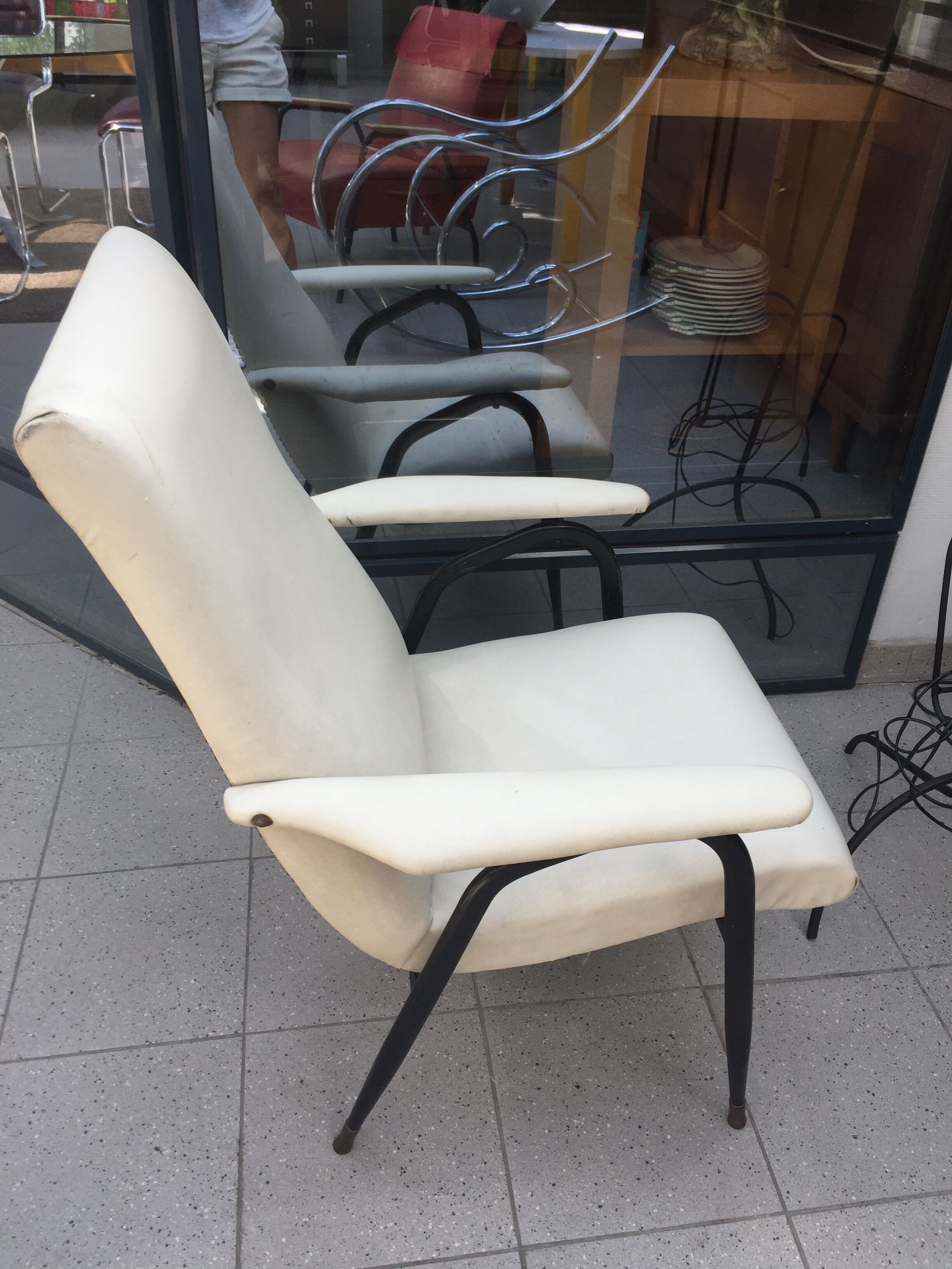 White skai armchair 1960