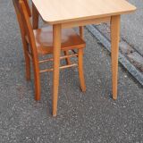 Vintage bistro table and chair