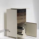 DF2000 trolley bar cabinet by Raymond Loewy for the Doubinsky Frères 1968