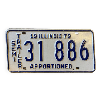 Illinois Plate 31,886