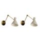 Pair of Italian wall lights in the style of the 50s