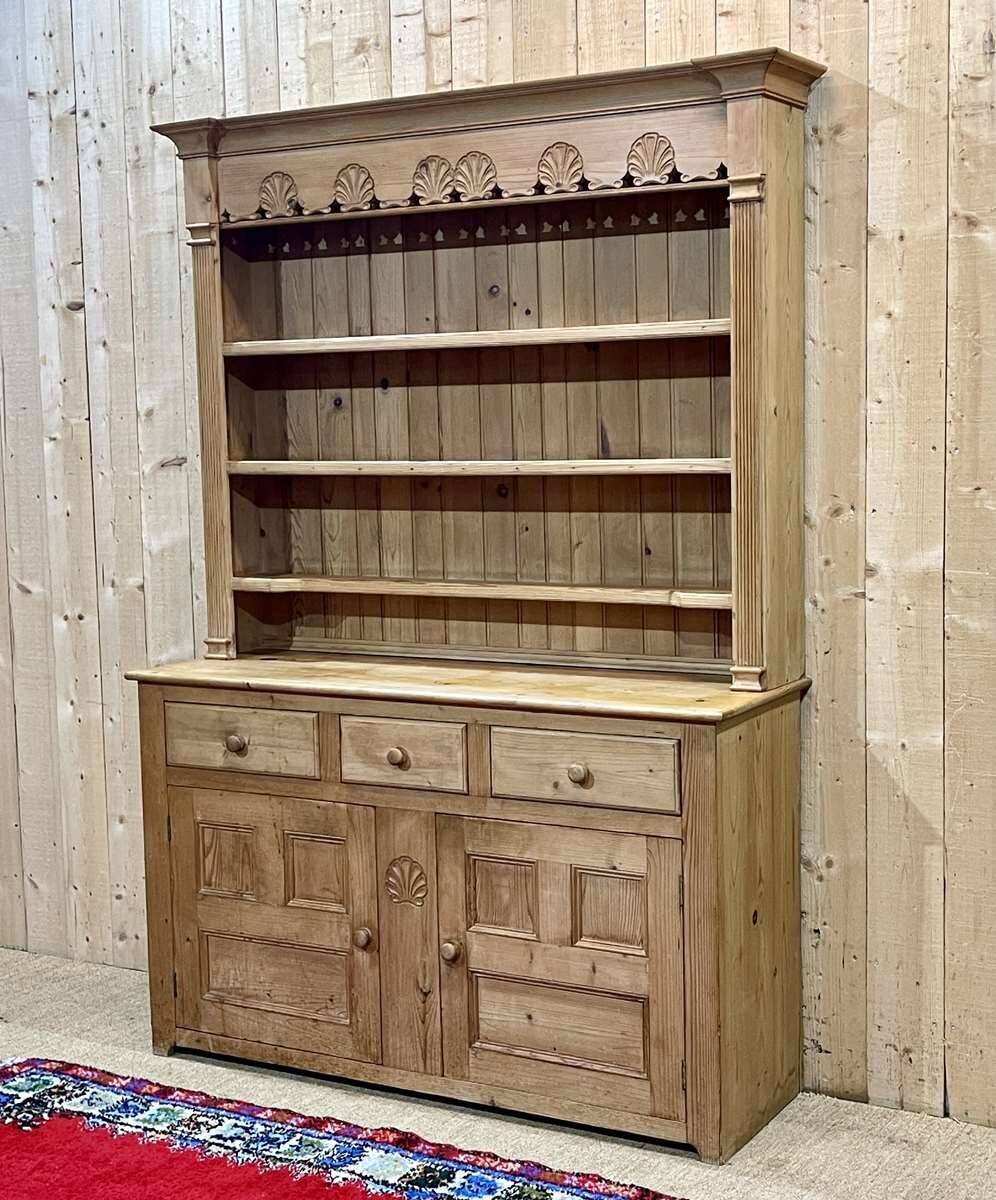 1950s English pine dresser
