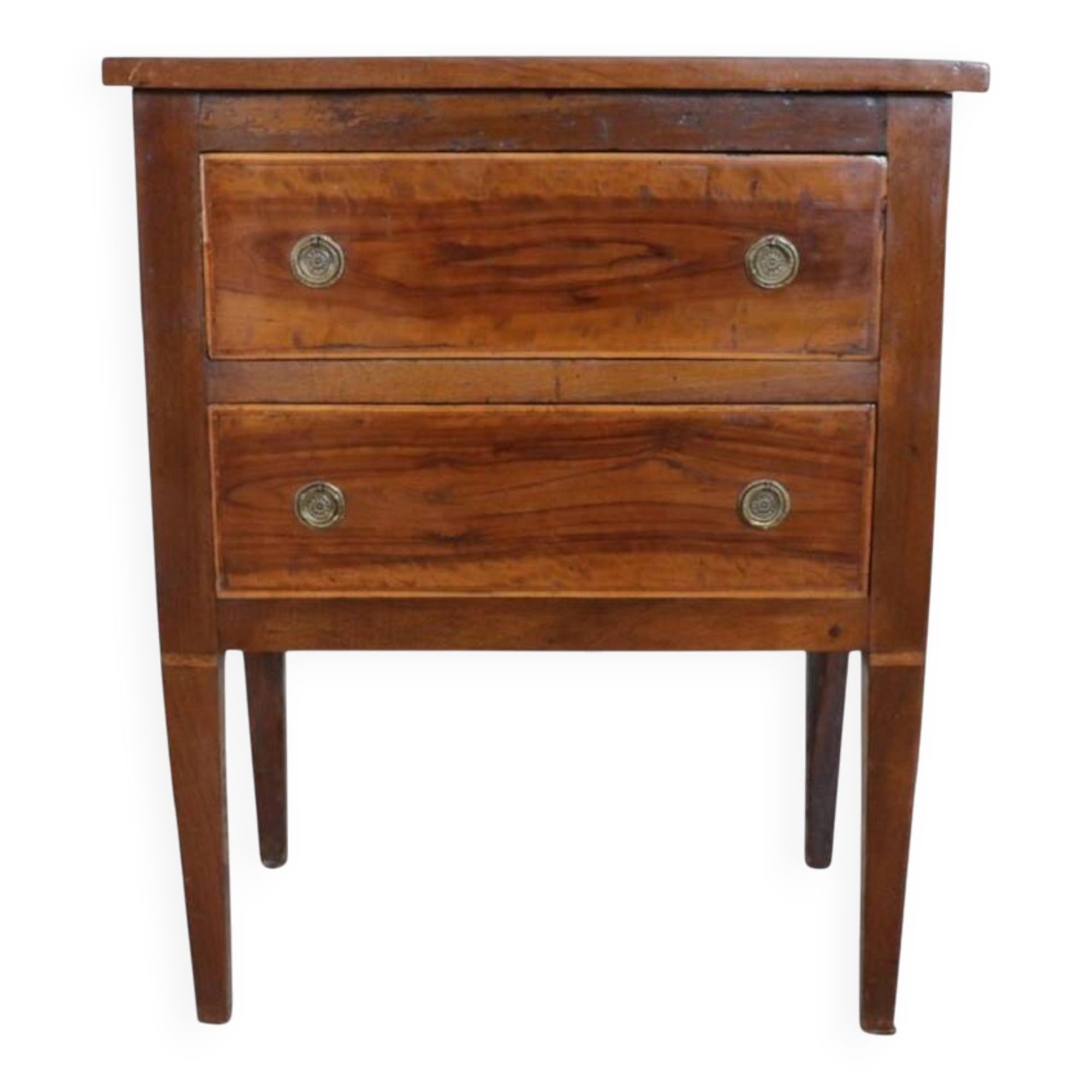 Small Antique Chest Of Drawers In Walnut, Italy 18th Century