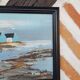 Tableau huile sur panneau marine