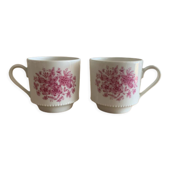 Set of 2 cups Elite Porzellan Germany 1814 porcelain