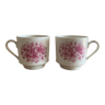 Set of 2 cups Elite Porzellan Germany 1814 porcelain