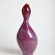 Porcelain vase with peacock glaze by Matsuyama Gaei, first generation.