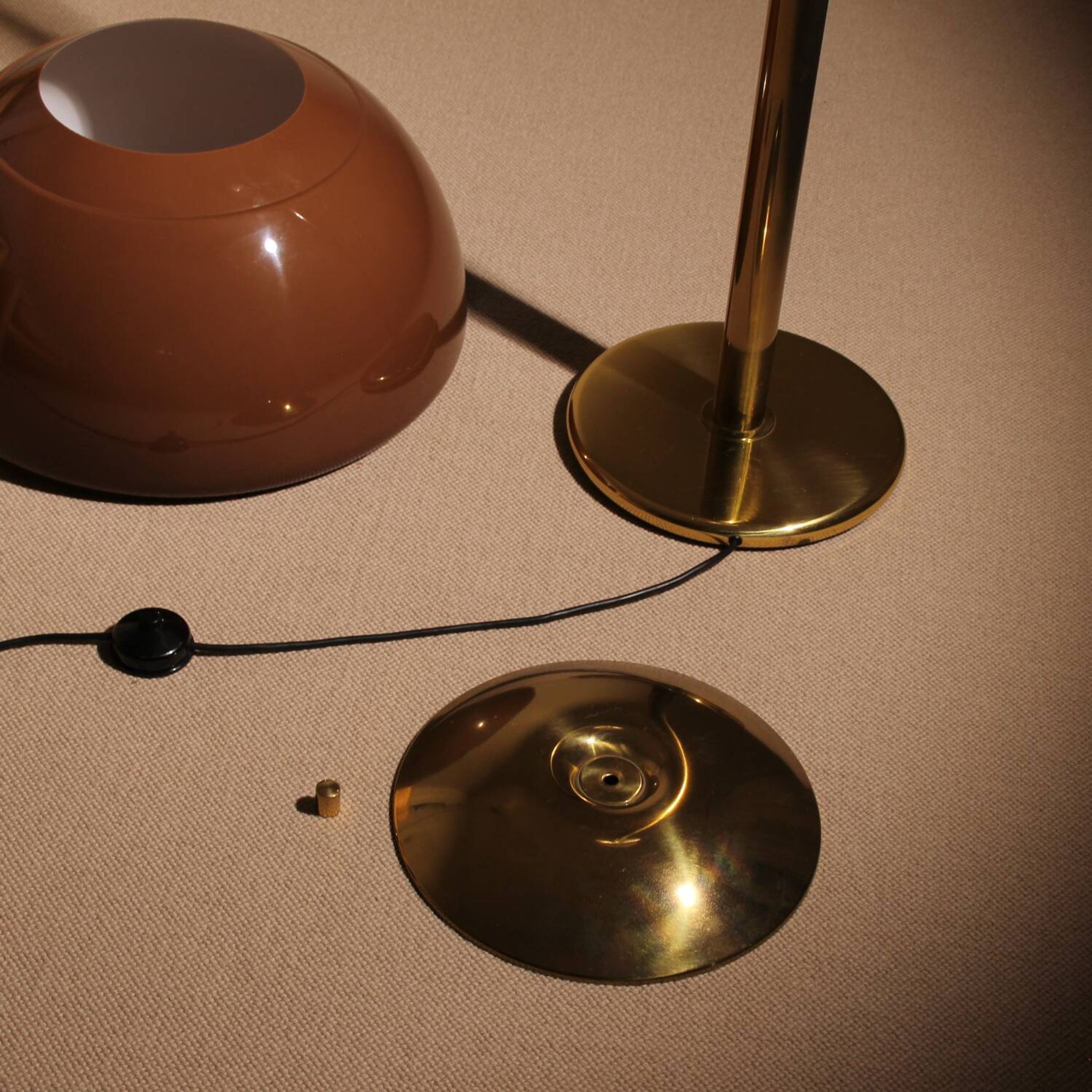 Brass Floor Lamp by Cosack Leuchten | Germany 1970s