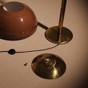 Brass Floor Lamp by Cosack Leuchten | Germany 1970s