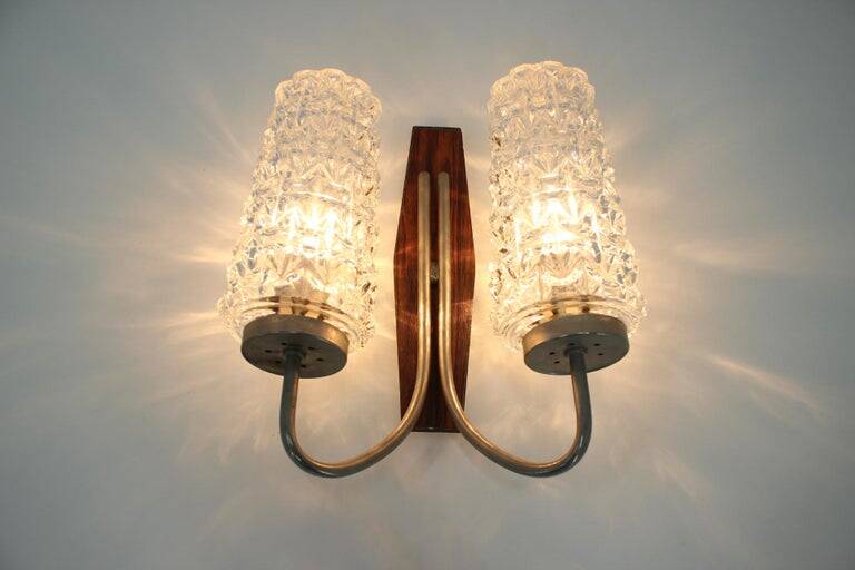 Midcentury Wall Lamp in Style of Stilnovo, 1970s