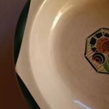 Digoin Art Deco Oxford-style deep dish