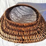 basket style Brigitte Bardot wicker and wood around the 60s