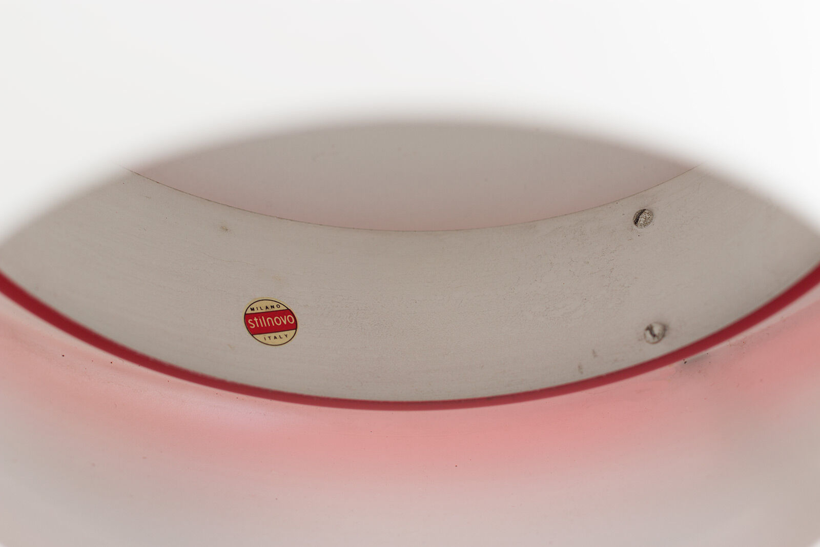 Pair of pendant lamps by Stilnovo Italy 1950