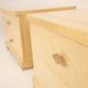 Gianluigi Gorgoni Italian Maple Burl and Brass Nightstands for Fratelli Turri