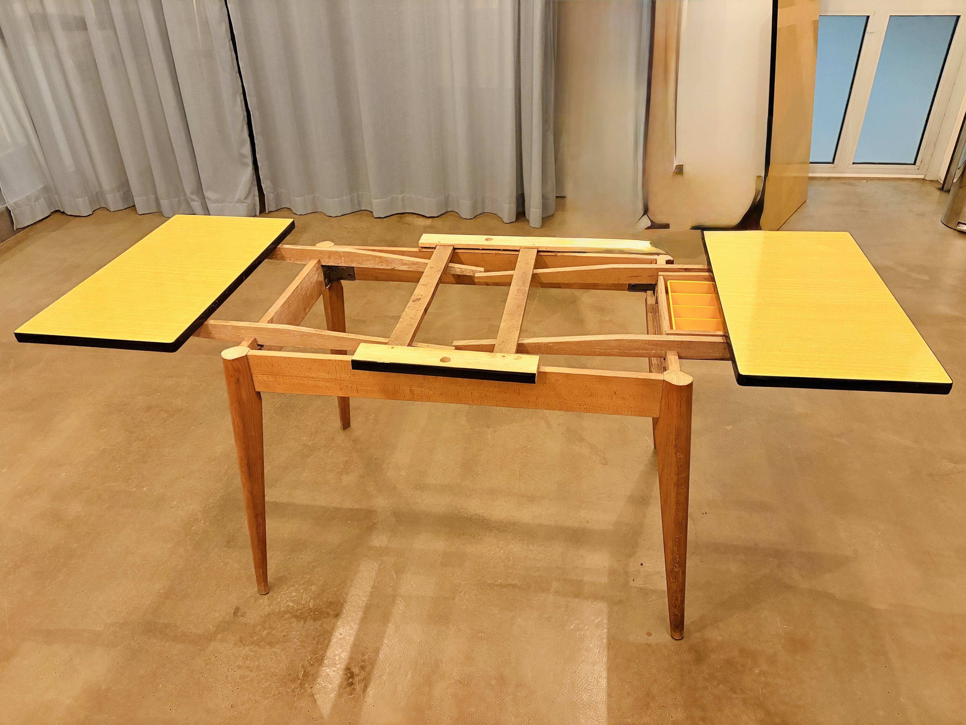 Vintage formica and wood table