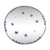 Star and bubble round mirror25cm
