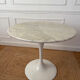 Vintage 1970 marble tulip table