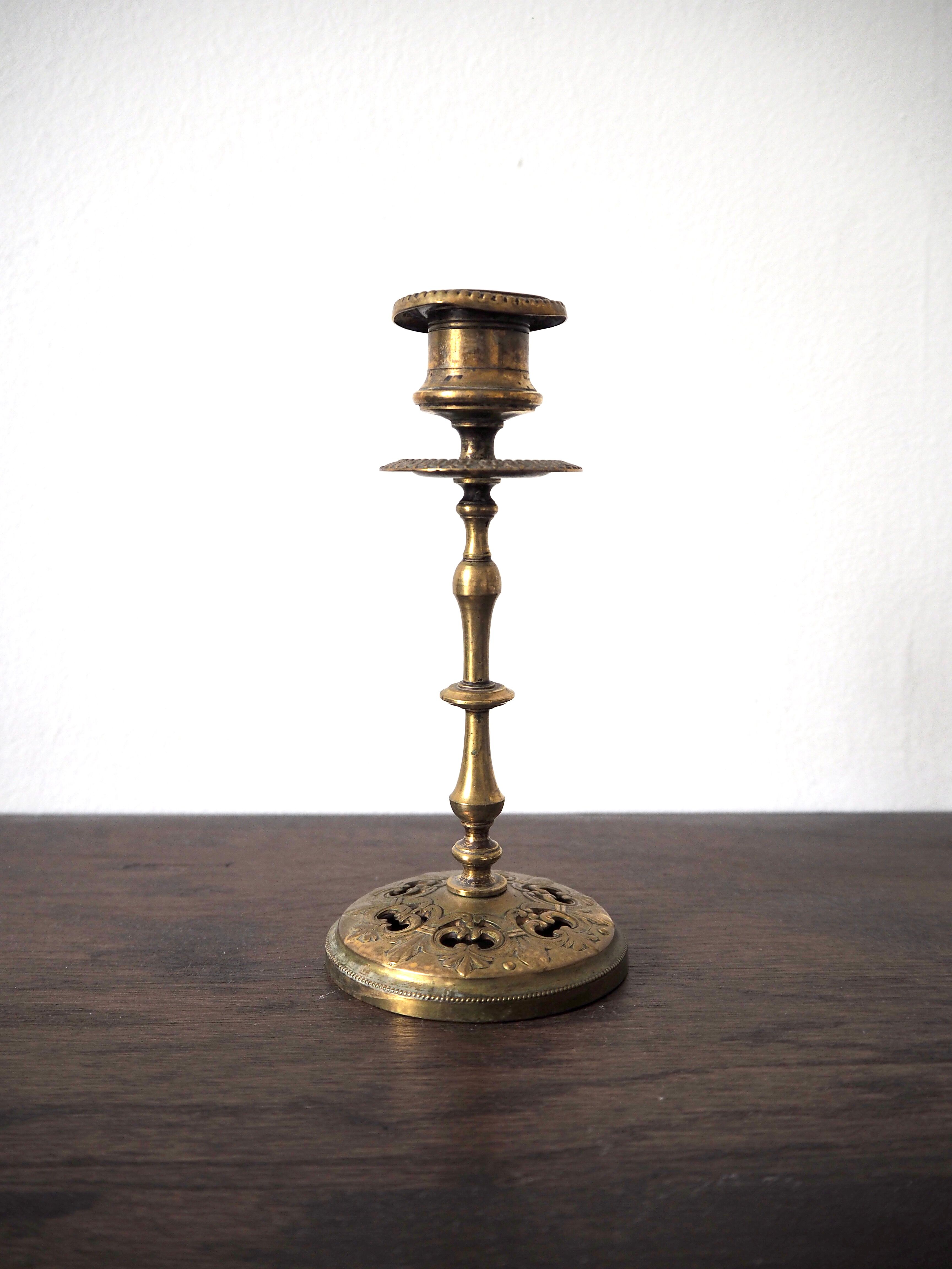Brass candle holder