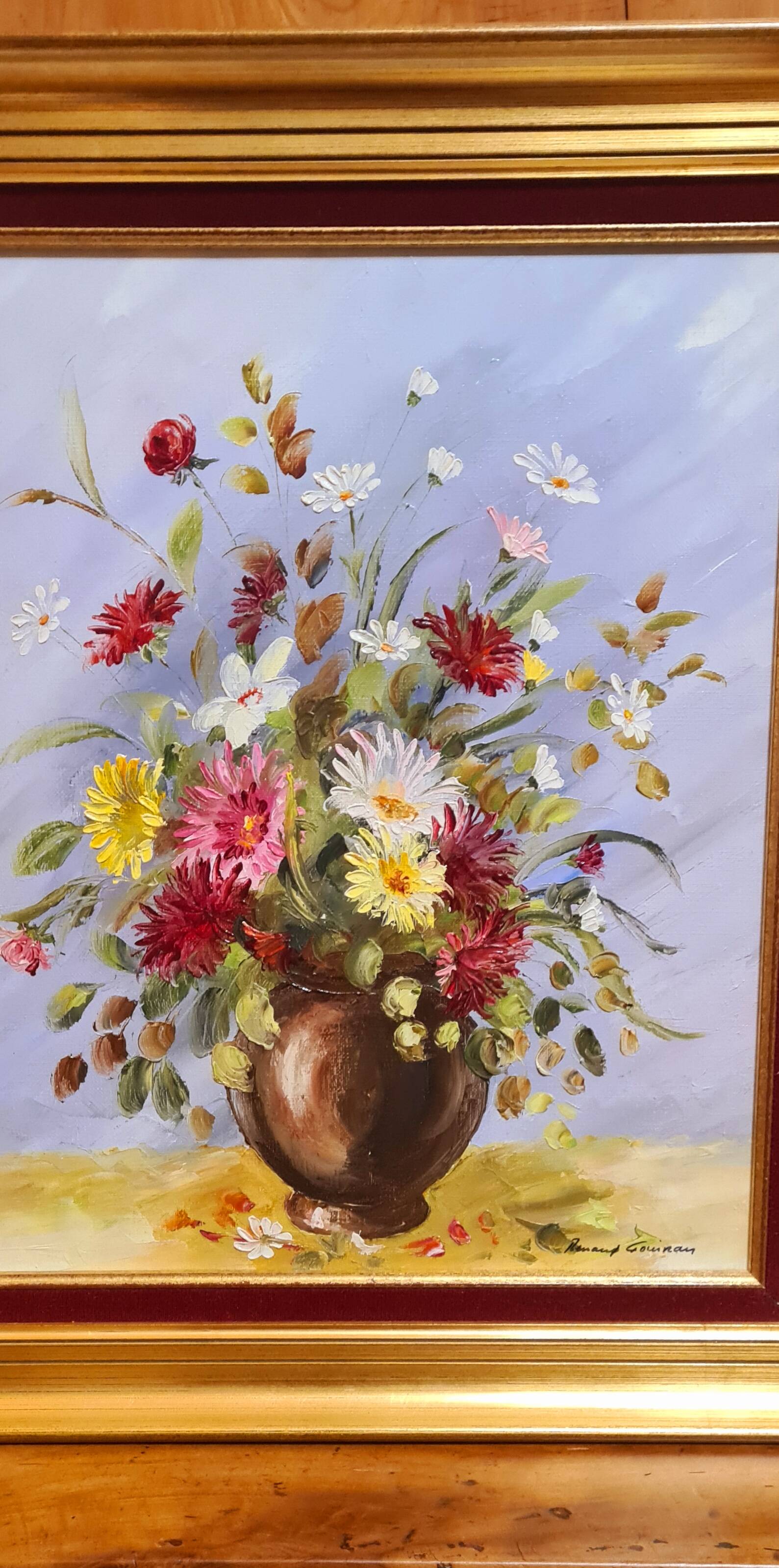 Large Oil on canvas Renaud Gouiran