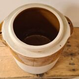 Old sandstone grease pot