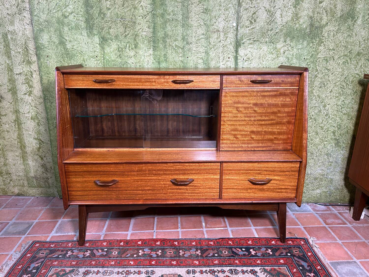 Mid century retro vintage small highboard cocktail cabinet GPlan