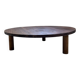 Table basse ronde tripode années 50