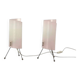 Paire de lampes tripodes vintage, 1960s