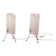 Paire de lampes tripodes vintage, 1960s
