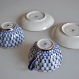 2 Russian Lemonosov porcelain tea cups