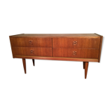 Scandinavian row 1960s teak