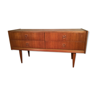 Scandinavian row 1960s teak