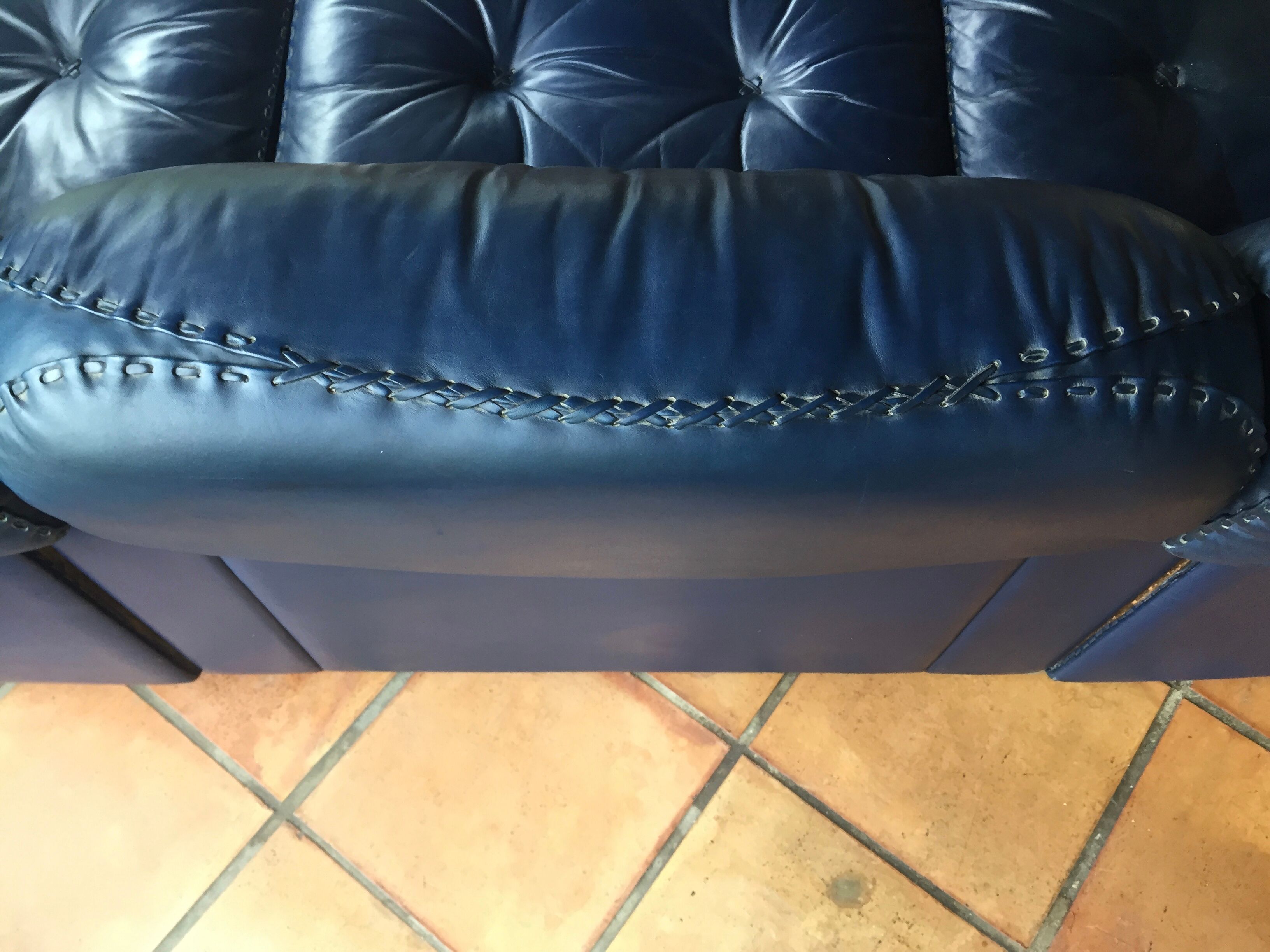 Canape de sede ds 101 blue leather
