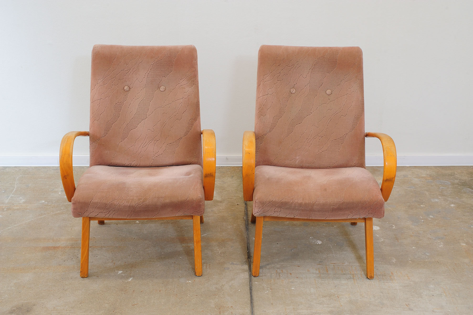 Pair of midcentury armchairs by Jaroslav Šmídek, 1960´s
